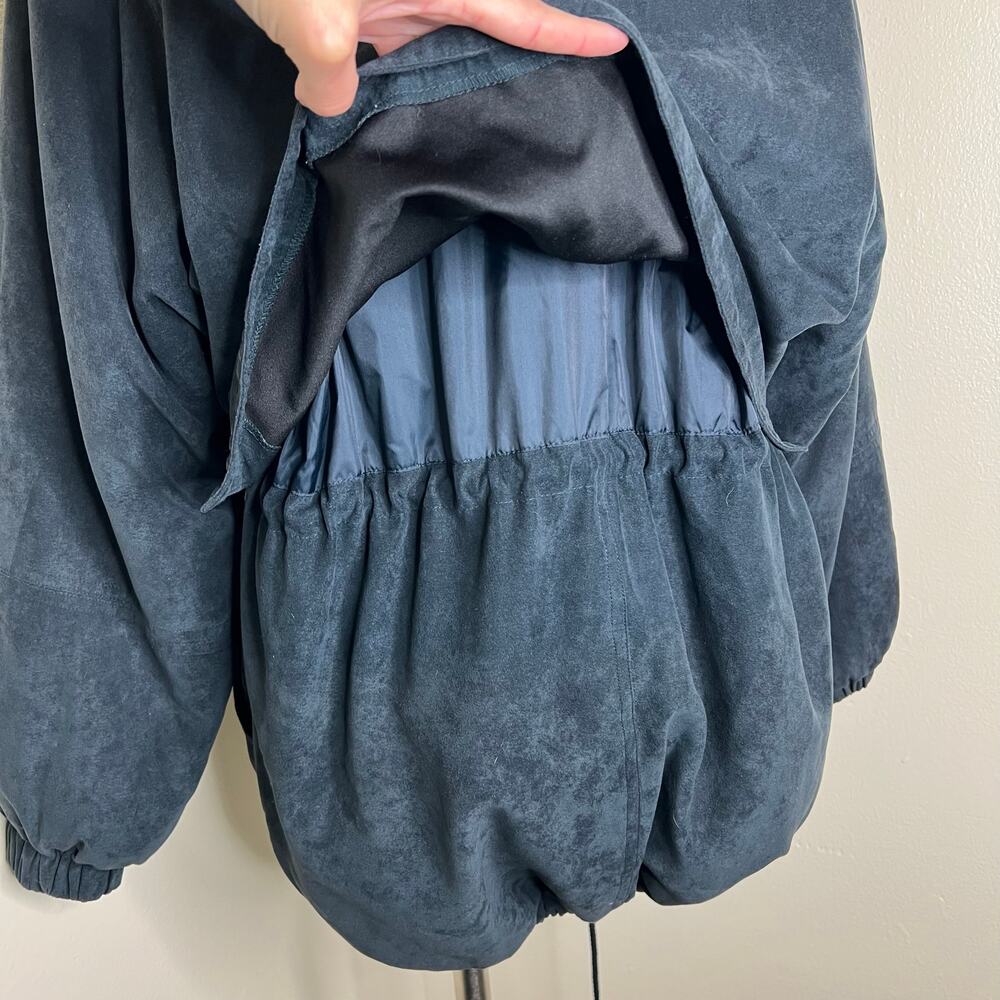 Bromley Sport Thermolite Coat Medium Womens Blue Insulated Full Zip Outdoor Snap - Picture 8 of 11